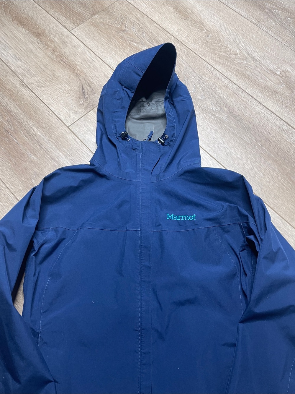 Marmot Women’s Minimalist Gore-Tex Rain Jacket Style I1154 Blue Size M - Picture 2 of 10